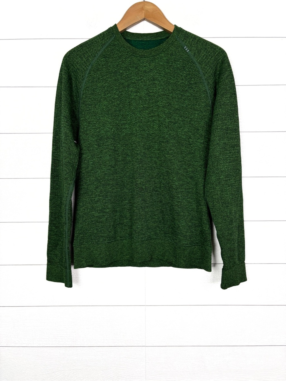 Lululemon Engineered Warmth Crew Long Sleeve Green Mens